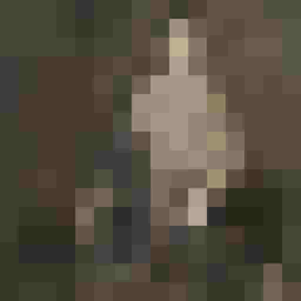 Porträt einer Frau mit einem schwarzen Hund im Sitzen, skizzenhaft und detailreich.