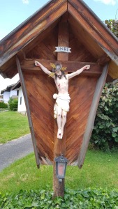 Restaurierter Jesus- Dorfheim Saalfelden 2017